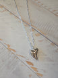 Chain Link Heart Necklace