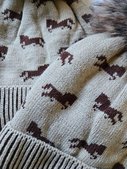 Horse Pom Beanie