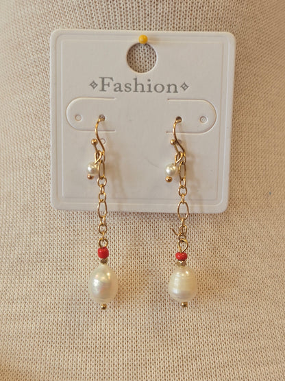 Pearl Dangle Earrings