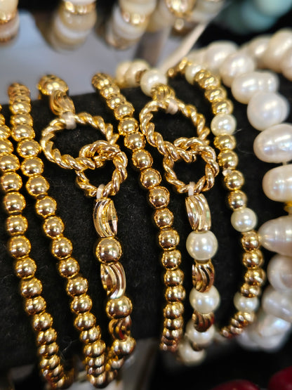 Set of 3 Stretch Bead Bracelet