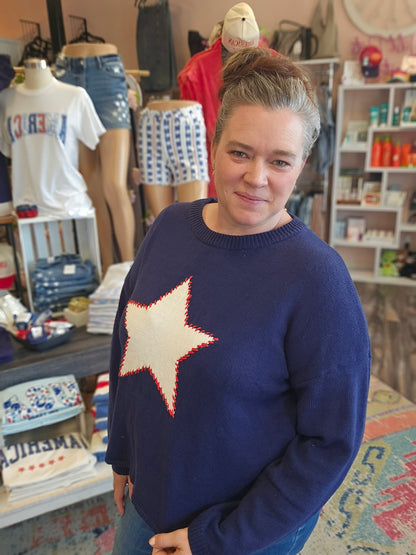 Star Knit Sweater