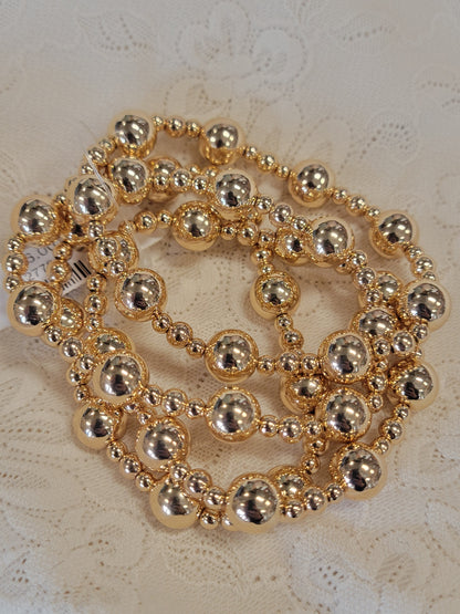 Multi Beaded Stretch Bracelet