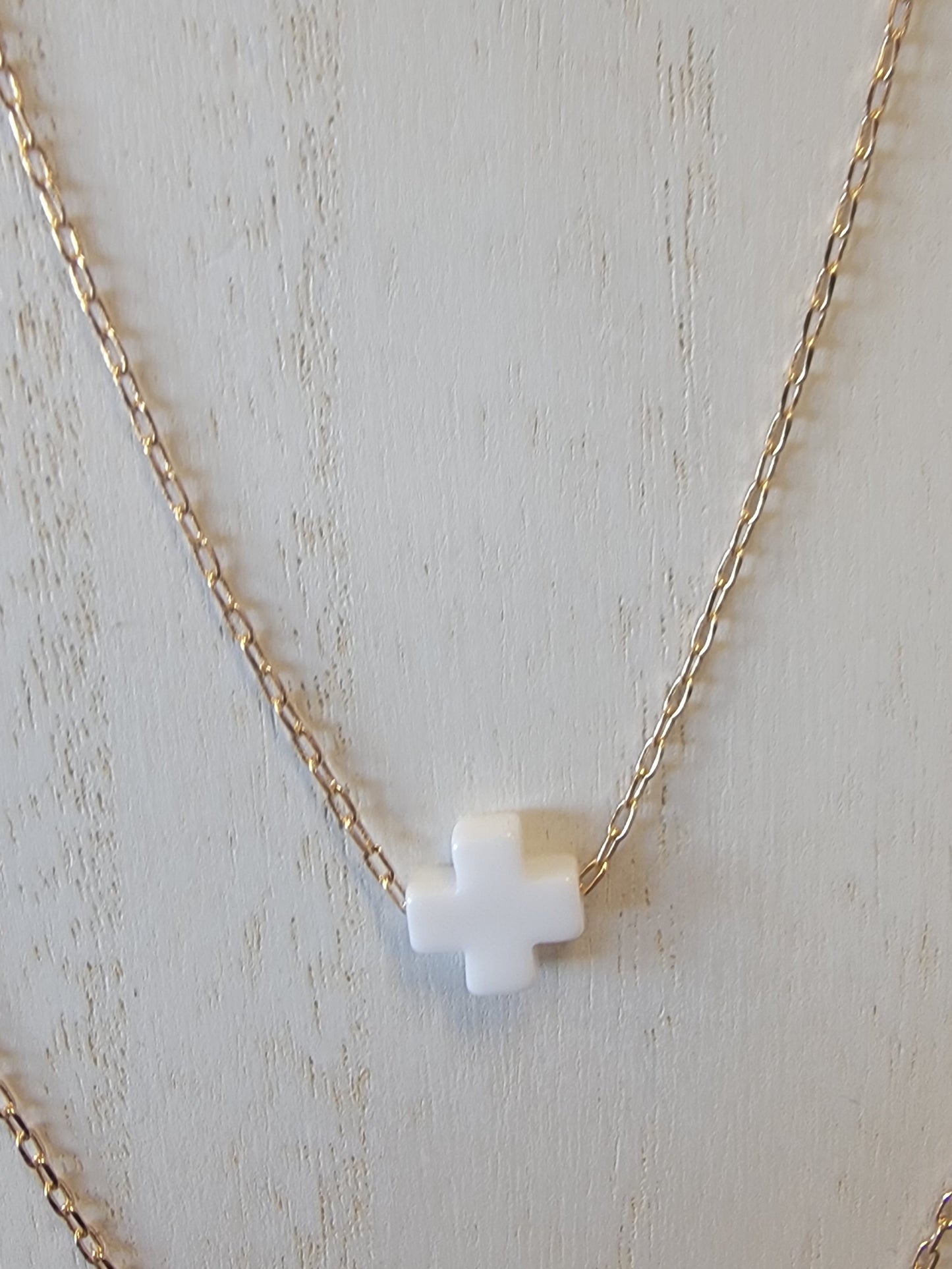 Gold Necklace With Cross