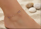 Lilac Stone Bead Anklet