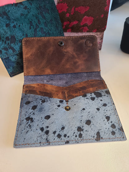 Spotted Leather Wallet