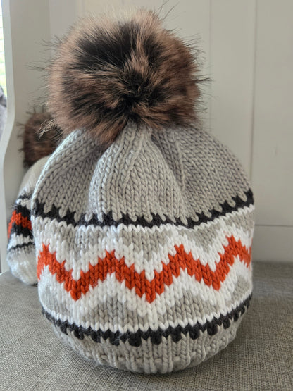 Knit Multi Pom Beanie