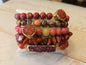 Red Jasper Bracelet Set of 5