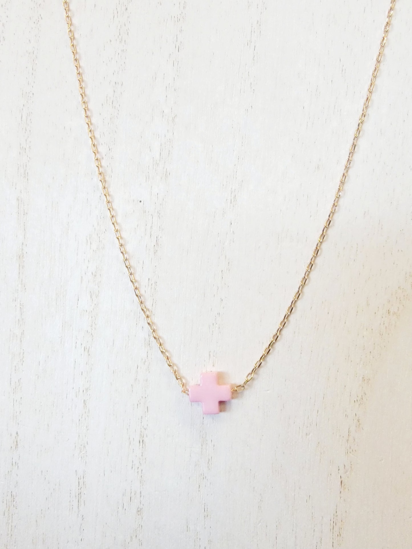 Gold Necklace With Cross