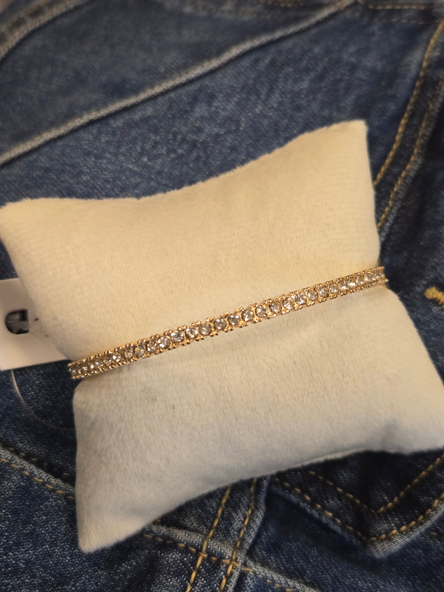 Gold Rhinestone Bracelet