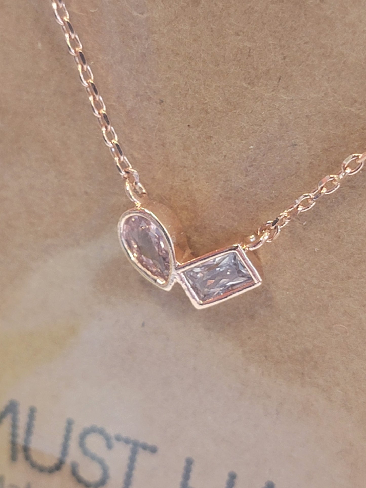2 Stone Necklace