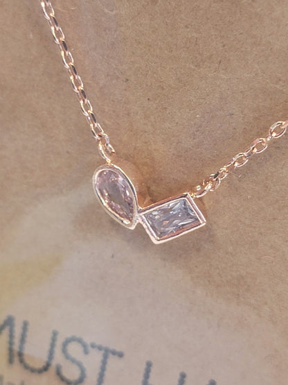 2 Stone Necklace