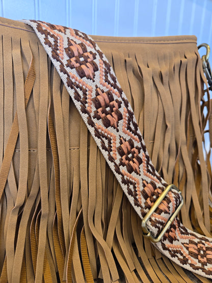 Sadie Fringe Crossbody with Guitar Strap