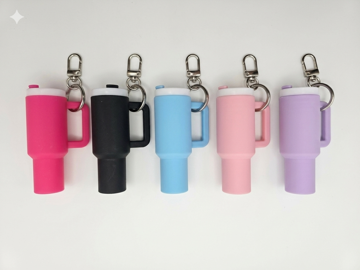 Mini Tumbler Storage Keychain