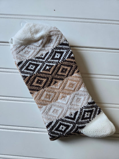 Diamond Pattern Weekend Collection Socks