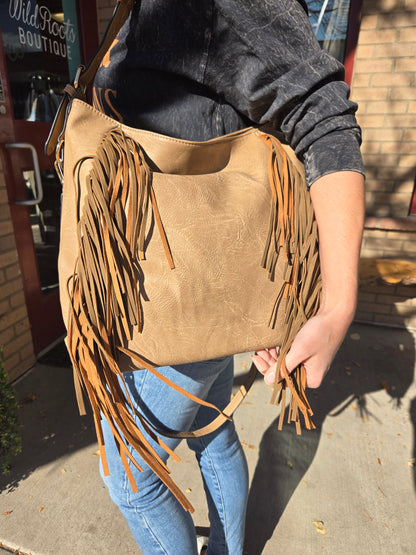 Fringe Hobo Purse
