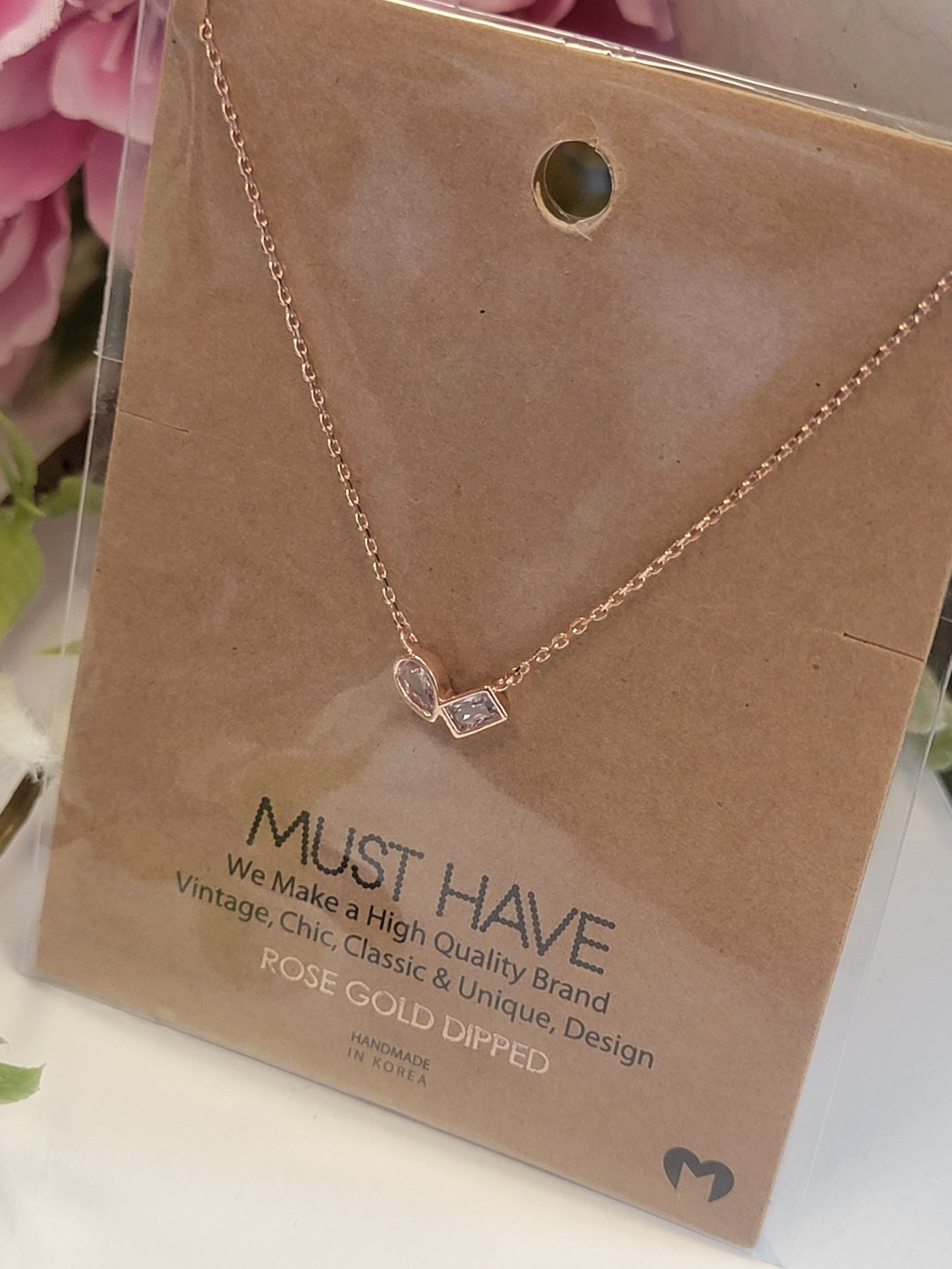 2 Stone Necklace