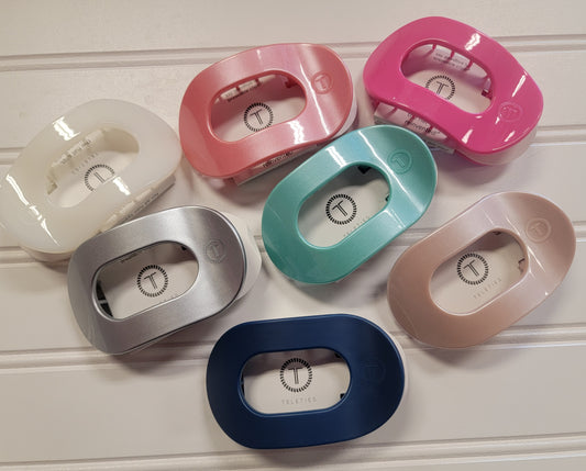 Teleties Flat Round Small Clip