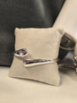 Silver Metal Hinged Bracelet