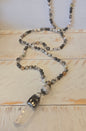 Longline Beaded Crystal Necklace