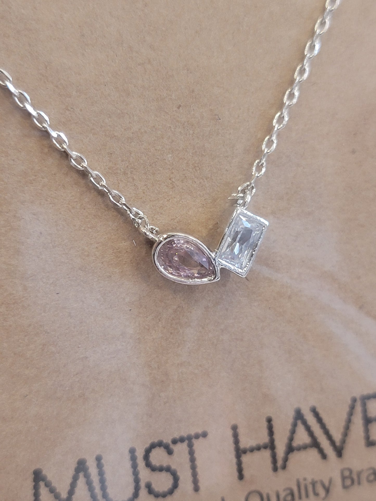 2 Stone Necklace