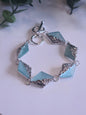 Aqua Diamond Bracelet