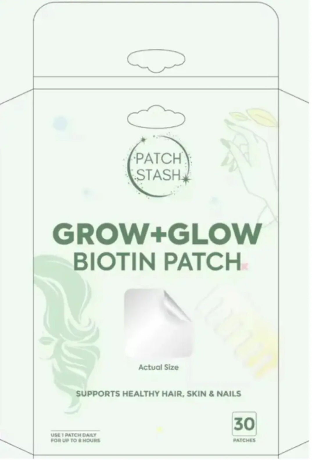 Grow + Glow Biotin Patch
