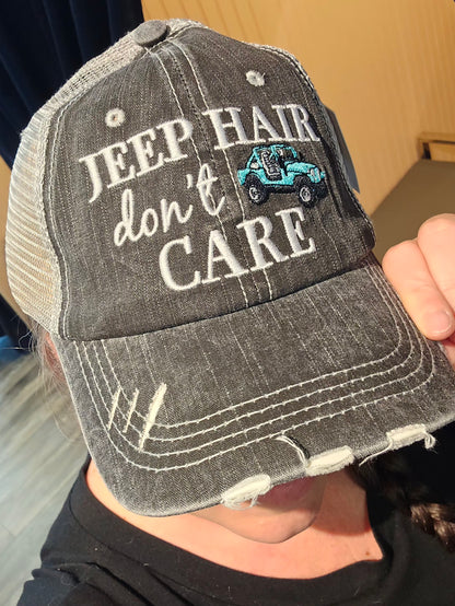 Jeep Hair Don't Care Hat