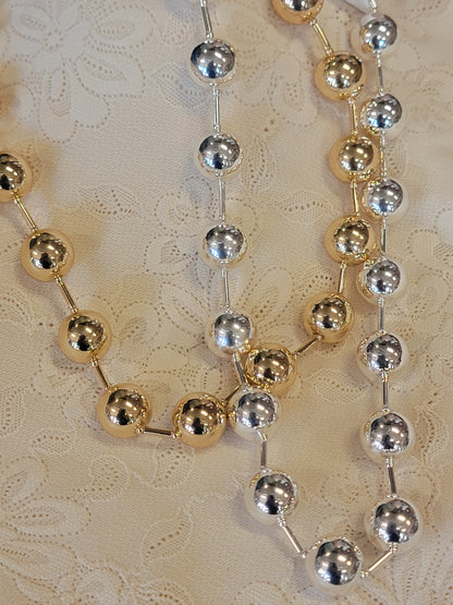 Chunky Bead Chain Necklace
