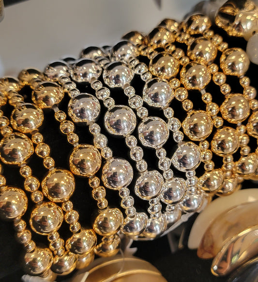 Multi Beaded Stretch Bracelet