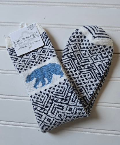 Whimsical Bear Weekend Collection Socks