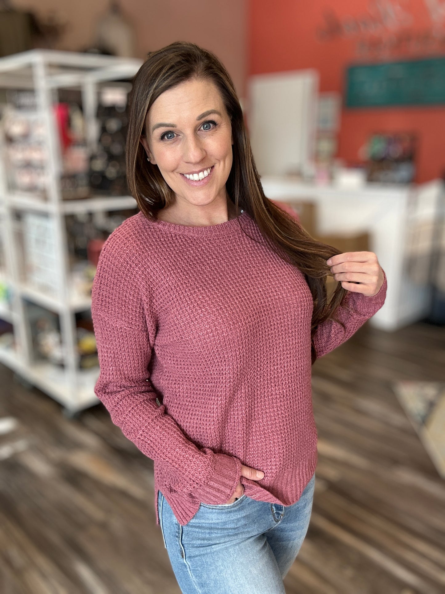Rose Knit Sweater