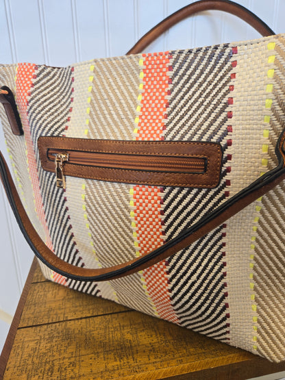 Connar Striped Tote