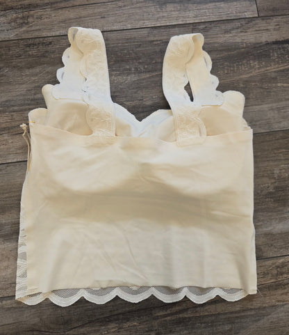 Cream Scallop Edge Bralette/Cami