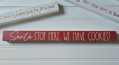 Xmas Skinny Wood Decor