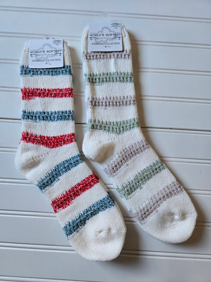 Striped Weekend Collection Socks