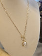 Gold Chain & Pearl Necklace
