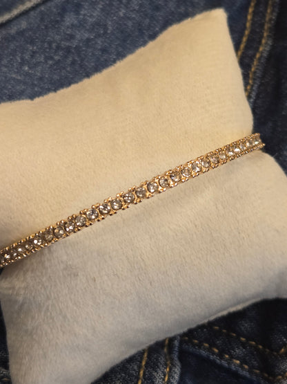 Gold Rhinestone Bracelet