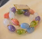 Set of 2 Oval Acrylic Stretch Bracelet