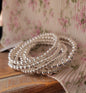 Set of 6 Stretch Beaded Bracelet