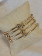 Set of 4 Piping Stretch Bracelet