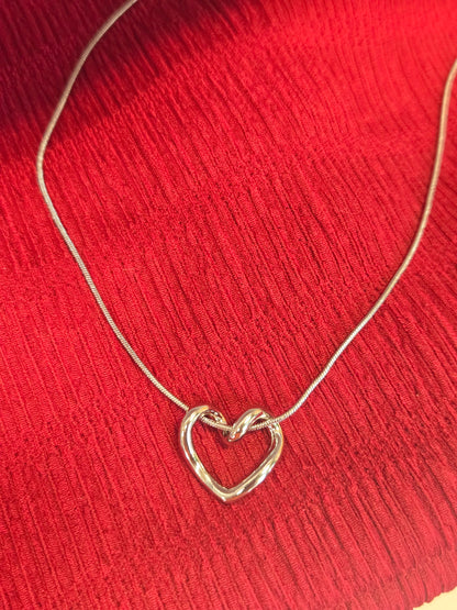 Twisted Heart Necklace