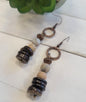 Frosted Aqua Terra Earrings
