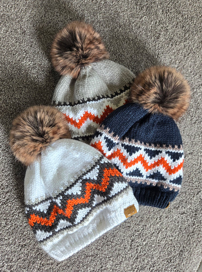 Knit Multi Pom Beanie