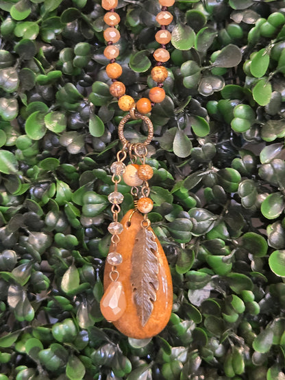 Taupe Mix Meadow Necklace