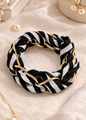 Threaded Gold Chain Tie Bracelet
