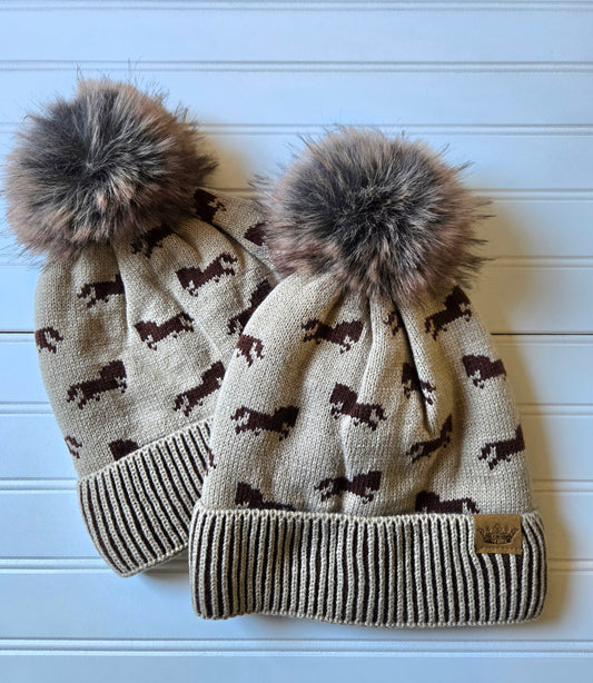 Horse Pom Beanie