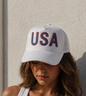 Embroidered USA Trucker Hat