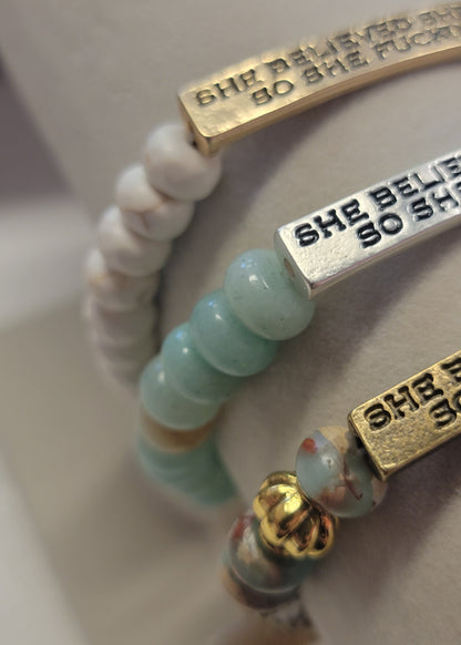 Sassy Bracelet She Believed