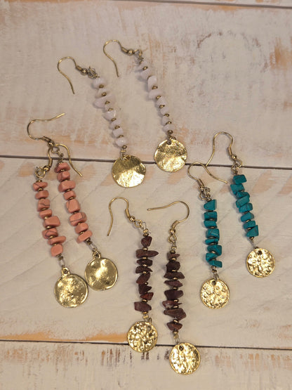 Daphne Stone Drop Earrings