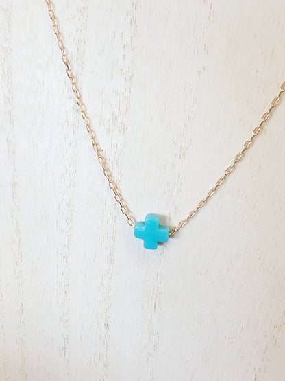 Gold Necklace With Cross
